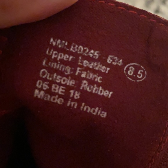 Brand New In Box Naughty Monkey Red Suede Boots - Picture 9 of 13